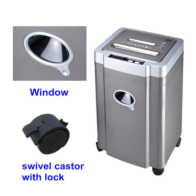 Plastic Cover Paper Shredder 15 (A4) Plastic Sheet with Light Duty Shredding Office Equipment for Home and Office
