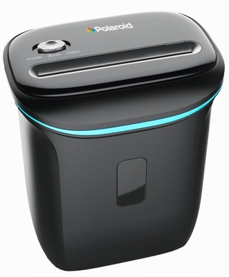 Home/Office Small-Cut 6-Sheet Paper Shredder with 12L Wastebasket Capacity and Window Normal